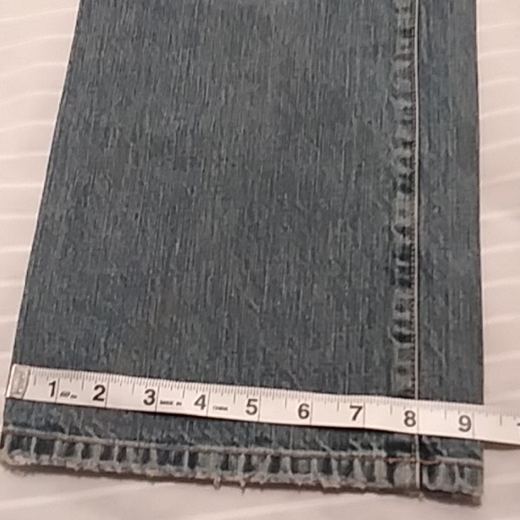 J Crew Women Wide Leg Blue Jeans - Picture 7 of 9